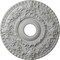 Ekena Millwork Rose Ceiling Medallion (Fits Canopies up to 7 1/4"), Hand-Painted Frost, 18"OD x 3 1/2"ID x 1 1/2"P CM18ROFRF - alternate 1